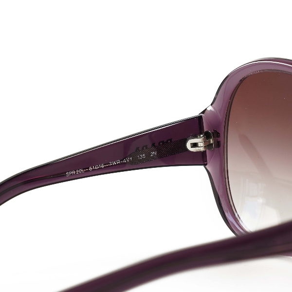 Prada - Purple Acetate Frame Oversized Tinted Sunglasses